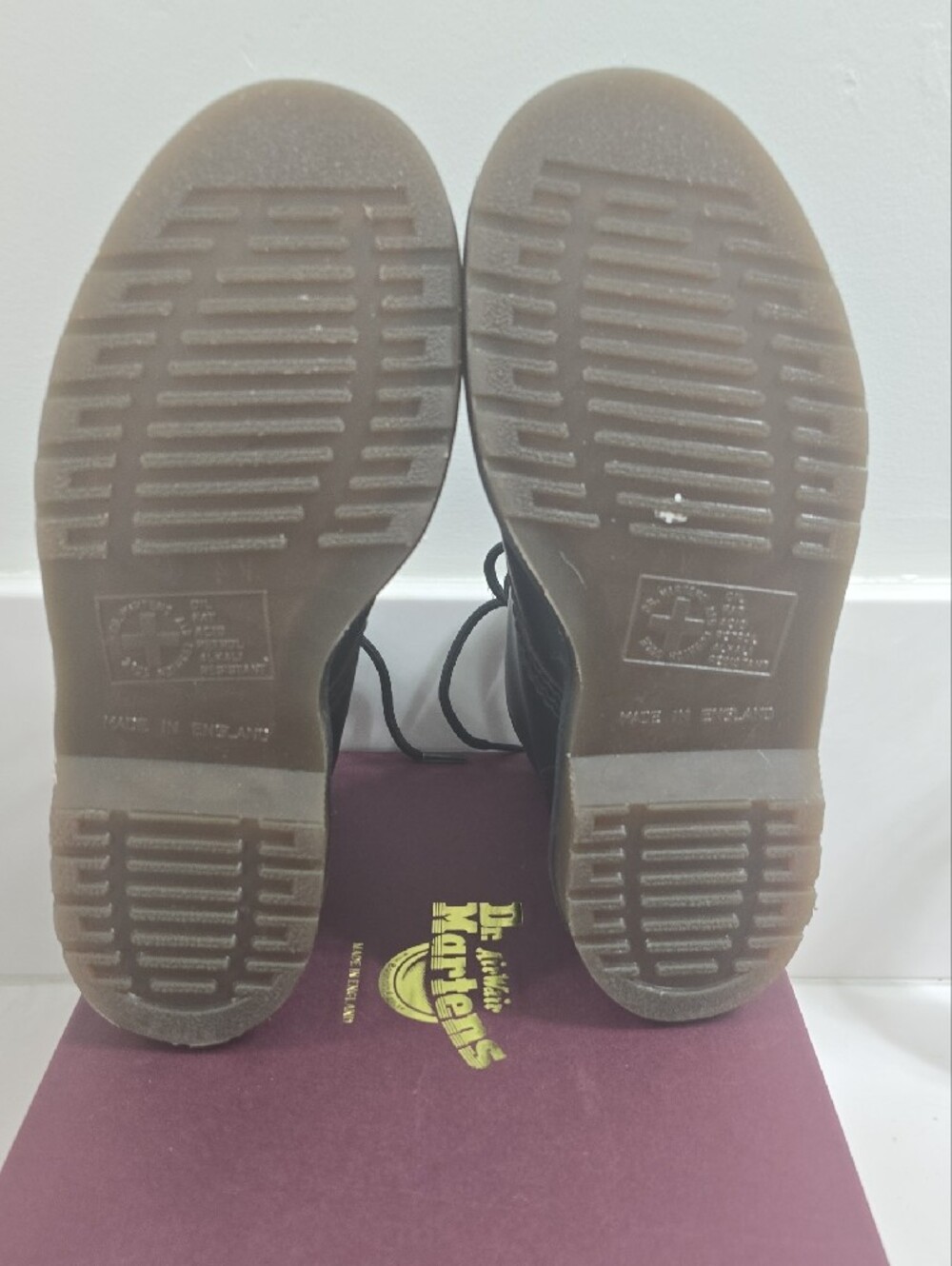 MIE Dr. Martens Made In England Vintage 1460 Quilon Boots UK 5 - Picture 9 of 16